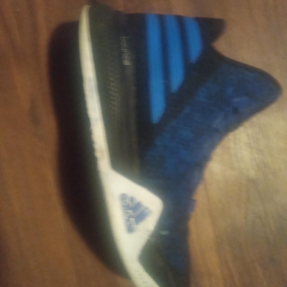 adidas Originals Women's Black and Blue Sneakers